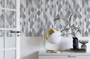 Tapeta geometryczna – modne wzory na ścianie